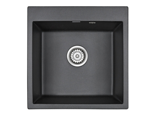 Кухонная мойка Paulmark KANTE 50 PM105152-BL 50х50 цвет черный